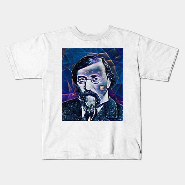 Nikolay Chernyshevsky Portrait | Nikolay Chernyshevsky Artwork 5 Kids T-Shirt by JustLit